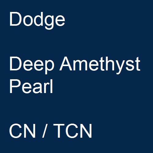 Dodge, Deep Amethyst Pearl, CN / TCN.